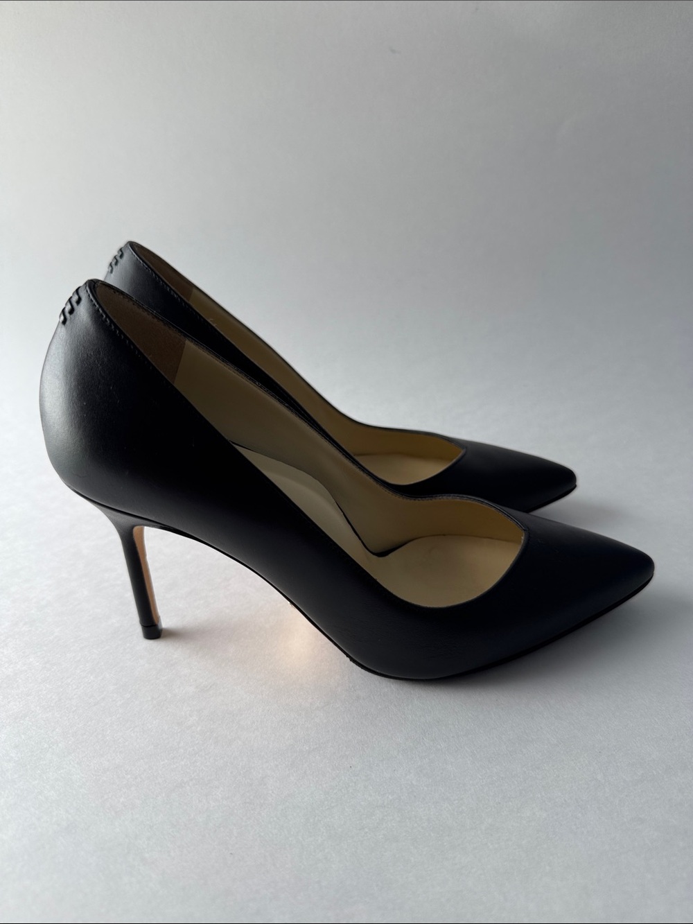 BRAND NEW Sarah Flint Perfect Pump 85 in Black Calf - Classic Pointed-Toe Heel - Picture 7 of 16